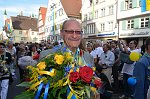 Biberacher Sch�tzenfest Jahrg�ngerumzug 2011: Jahrgang 1941 die 70er