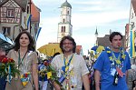 Biberacher Sch�tzenfest Jahrg�ngerumzug 2011: Jahrgang 1961 die 40er zum ersten Mal im Biberacher Jahrg�ngerumzug 