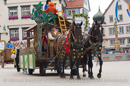 Biberacher Schützenfest 2012 Schützenmontag