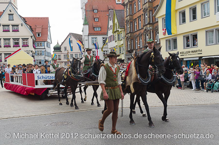 Biberacher Schützenfest 2012 Schützenmontag
