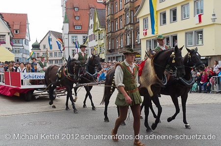 Biberacher Schützenfest 2012 Schützenmontag