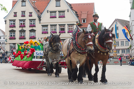 Biberacher Schützenfest 2012 Schützenmontag