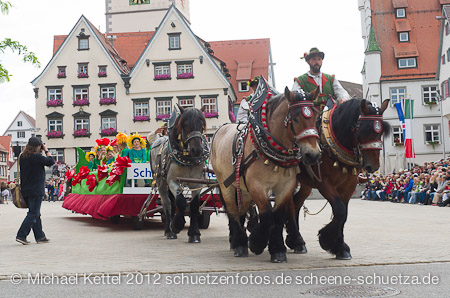 Biberacher Schützenfest 2012 Schützenmontag
