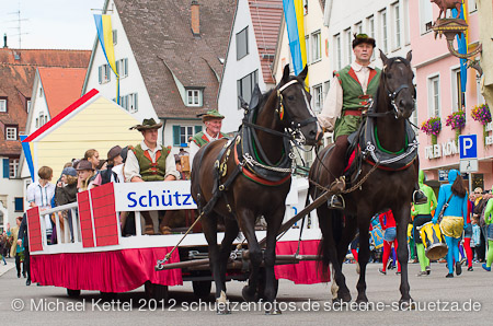 Biberacher Schützenfest 2012 Schützenmontag
